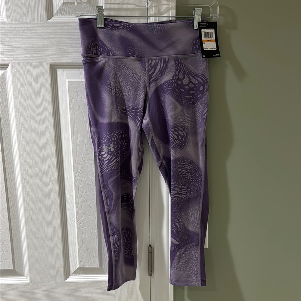 Under Armour Purple Crop Leggings